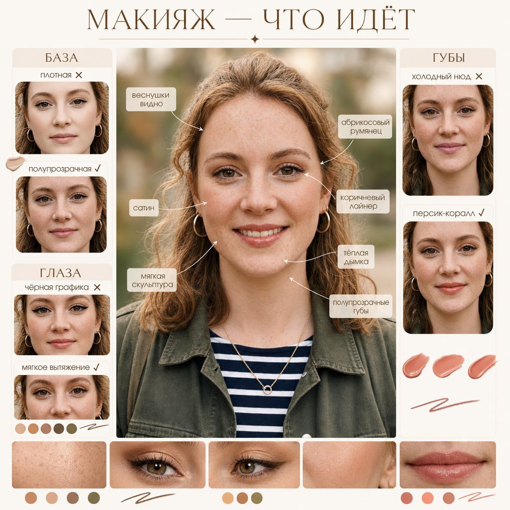 Пример отчёта: цветотип и палитра