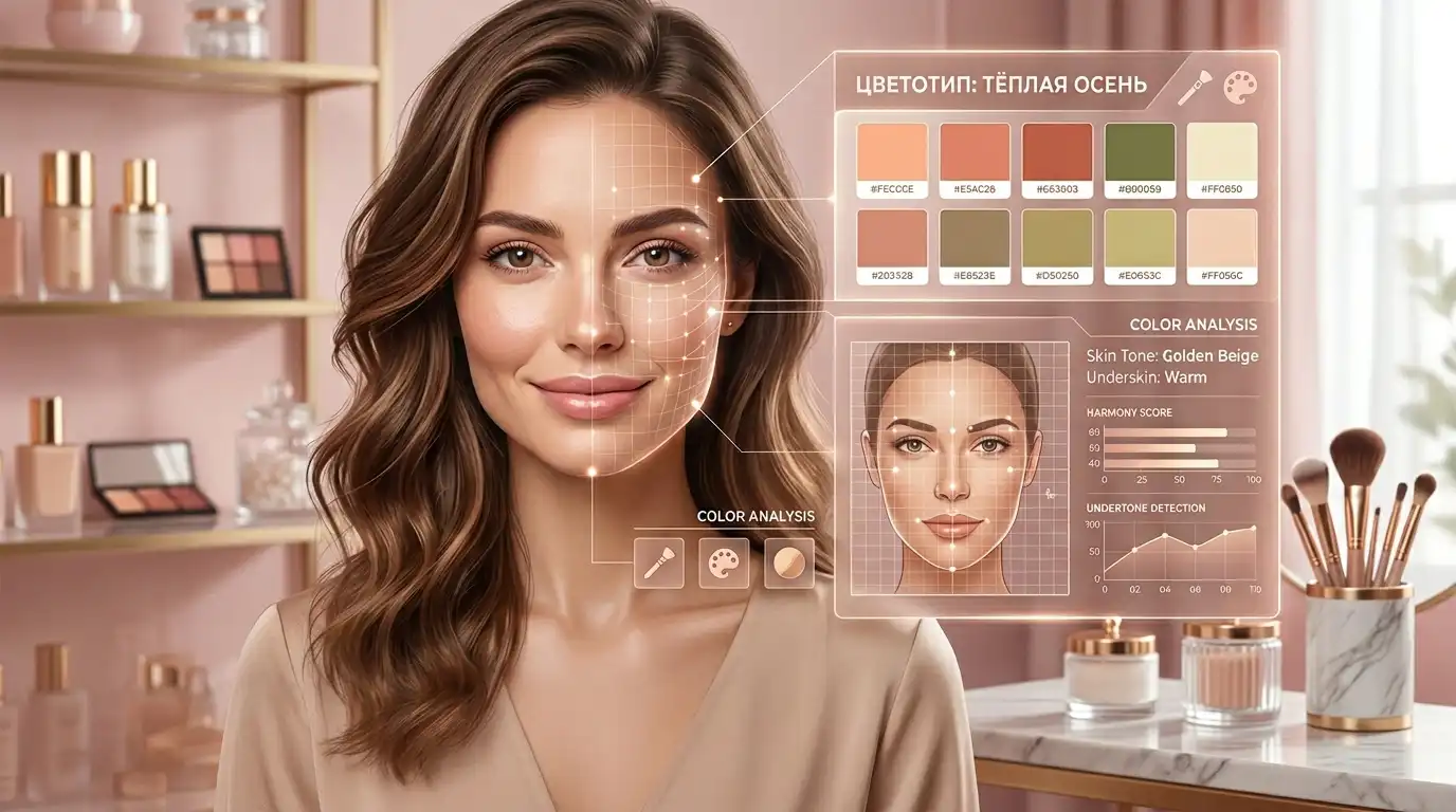 Макияж и цветотип — AI-анализ